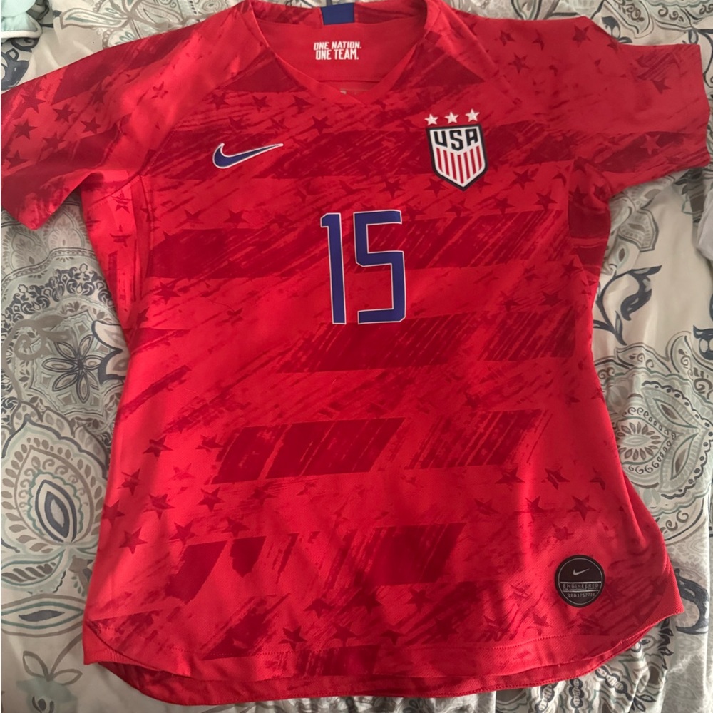 Nike Red Dri-FIT 'One Nation. One Team.' Megan Rapinoe USA Soccer Jersey